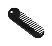 TEHAUX Peigne à Barbe en Alliage de Zinc Portable Noir pour Coiffure et Stylisme, Accessoire Pratique pour Hommes, Outil Robuste de Salon pour Barbe et Cheveux