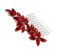 TEHAUX Peigne Cheveux Mariée avec Strass Pince Peigne Décorative pour Mariage Fixation Facile