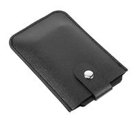 TEHAUX Petit Portefeuille Compact en PU Noir pour Cartes D'identité et Assurances, Pochette Portable Légère Plusieurs Emplacements pour Voyage