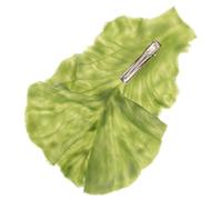 TEHAUX Pince à Cheveux Alligator de Feuille de Laitue Verte Accessoire pour Cheveux Mignon Femmes et Filles Clip Décoratif Kawaii pour Coiffure Quotidienne