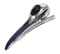 TEHAUX Pince à Cheveux Gothique Tête de Mort Oiseau Halloween Barrette Squelette Noire Résistante Accessoire Cheveux Femme pour Fête Cosplay et Soirée Thème Vampire