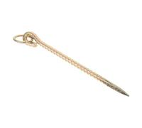 TEHAUX Piquet en Fer Robuste pour Câble de Chien Design Multifonctionnel, Ancrage Extérieur pour Animaux et Accessoires de Tente