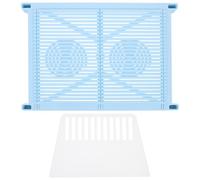 TEHAUX Planche à sécher l'encens Ensemble de cérémonie d'encens kit de Fabrication d'encens à Faire soi-même en Plastique Bleu empilable Facile à Ranger pour DIY Couleur Aléatoire