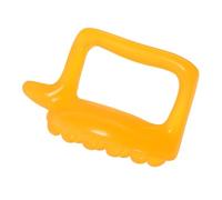 TEHAUX Planche de Massage à Gratter en Résine Naturelle Orange Accessoire Portable pour Massage Cervical et Dorsal Outil Antidouleur pour Soulagement Musculaire Quotidien