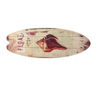 TEHAUX Planche de Surf Décorative en Bois Rétro Résistante pour Décoration Murale Estivale, pour Fête en Plein Air ou Soirée à Thème Plage