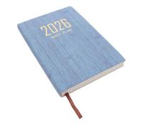 TEHAUX Planner Cuir PU Épaissi Agenda Annuel avec Suivi Hebdomadaire et Mensuel Organiseur de Tâches Journalières Journal de Suivi Habitudes Carnet pour Étudiants et Professionnels