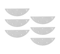 TEHAUX Plaques de Talon en Fer Semi-lune, Kit de Réparation de Talonnette 3 Paires, Protection Anti-usure pour Bottes et Chaussures, Accessoires pour Réparation Rapide et Adhérence