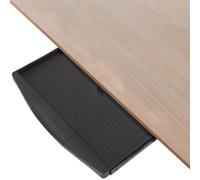 TEHAUX Plateau Coulissant pour Clavier sous Le Bureau Plateau Coulissant pour Clavier Plate-Forme De 20 63 X 9 04 Pouces Tiroir Coulissant pour Ordinateur pour La Saisie Noir