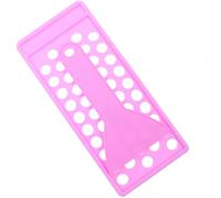 TEHAUX Plateau de Remplissage de Rouge à Lèvres Portable 5 G en PP Violet Kit 2 Pièces Spatule et Plaque Suspendue Outil de Maquillage DIY pour Tubes Lèvres Faits Maison