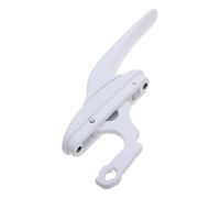 TEHAUX Poignée de Verrouillage Blanche pour Fenêtre à Battant Loquet de Remplacement Robuste Levier Multipoint Compatible Fenêtres Coulissantes et Oscillo-Battantes Maison et Bureau