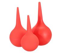 TEHAUX Poire à Ventouse en Caoutchouc 3pcs pour Nettoyage des Oreilles Adulte, Fonction D'élimination de Poussière et Aspiration de Fluides, pour Usage Quotidien