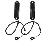 TEHAUX Porte-stylo Élastique 30 Cm 2 Pièces Boucle Silicone 8 Mm Antiperte pour Bureau et Enseignants, Support Stylo Extensible Résistant Polyvalent pour Usage Professionnel et Scolaire