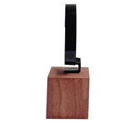 TEHAUX Présentoir à Montres Noir Base en Noyer Support de Montre en C 1 Pièce Support de Rangement pour Présentation de Montre-Bracelet Adapté pour Bureau et Vitrine
