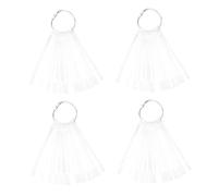 TEHAUX Présentoir Forme Éventail 150 Pièces en Plastique Petit et Léger, Nuancier Pratique de Vernis à Ongles pour Usage Professionnel et Personnel pour Manucures