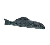 TEHAUX Presse-papiers De Calligraphie Chinoise en Fonte Carpe, Poids Presse-Papier Décoratif Vert Foncé, Accessoire Bureau Artistique pour Bloc De Papier De Calligraphie