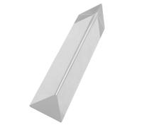 TEHAUX Prisme Triangulaire en Cristal Transparent pour Dispersion Lumineuse | Verre Optique Poli, Intérieur sans Bulles, Forte Transmissivité, pour e Physique et Observation