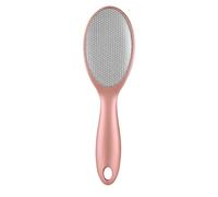 TEHAUX Râpe à Pieds Double Face en Acier Inoxydable, Éliminateur de Callosités et Exfoliant pour Peaux Mortes, Outil de Pédicure Professionnel et Domestique, 1 Pièce Couleur Or Rose,