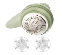 TEHAUX Rasoir Anti-Peluches Électrique Rechargeable 2 Lames Détachant pour Vêtements et Tapis Taille Compacte Couleur Vert Modilan 530 Appareil Portable pour Maison et Voyage