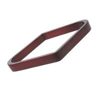 TEHAUX Râtelier de Boules de Billard en Bois, Support Diamant Neuf Billes | Boules de Billard et Pool, Placement Facile, Usage Club ou Maison, Design Bois Élégant