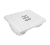 TEHAUX Repose-Pieds antidérapant sous Bureau en polypropylène Blanc, Tabouret Multifonctionnel à Bascule, Support Ergonomique pour Maison, Bureau et Enfants, Confort et sécurité au Quotidien
