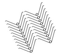 TEHAUX Ressorts De Rechange en Acier Inoxydable Noir pour Sécateurs à Branches Fruitières, 25 Pièces, Ressorts en v Robustes pour Usage Jardinage Et Entretien des Plantes