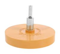 TEHAUX Roulette de Polissage Caoutchouc pour Meuleuse Outil de Décapage Rapide de Décalques et Autocollants Voiture Meule Abrasive Douce pour Retrait de Vinyle et Bande Adhésive