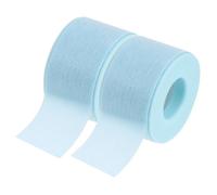 TEHAUX Ruban Adhésif en Gel de Silice Bleu 2Pcs 25Cm X 36M pour Extensions de Cils Ruban Isolant Respirant et Doux Fournitures Professionnelles pour Pose D’Extensions de Cils