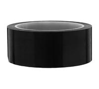 TEHAUX Ruban Adhésif Occultant Noir Pet 40mm X 50m, Imperméable, sans Résidu, pour Masquer les LED et Bloquer la Lumière