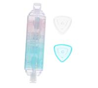 TEHAUX Ruban Correcteur Roller Multi-fonction Ruban Adhésif Double Face et Correcteur Facile à Utiliser pour Garçon Fille et Étudiants Couverture Blanche Sans Ombre
