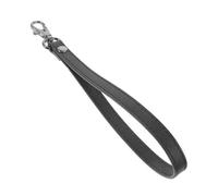 TEHAUX Sangle de Poignet Main Cuir Synthétique Noir pour Pochette et Appareil Photo Bracelet Poignet Confortable et Sécurisé Accessoire Pratique pour Téléphone Clés et Cadeau Femme