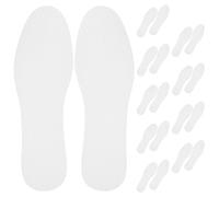 TEHAUX Semelles Intérieures Jetables Respirantes pour Chaussures Femme et Homme, Lot 20 Paires, Absorbantes et Légères, Papier Blanc 41, Confort Sportif et Randonnée, Adaptées Marche