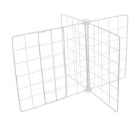 TEHAUX Séparateur Design à Couches Ajustable Maille Respirante de Réfrigérateur en Fer Blanc pour Organisateur de Congélateur Coffre