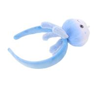 TEHAUX Serrage-tête Méduse Bleu en Tissu et Plastique, Mignon et Confortable, pour Halloween et Fêtes D'anniversaire D'garçon et Filles