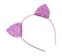 TEHAUX Serrage-tête Oreilles de Chat Garçon et Filles Taille Unique Violet Accessoire Photo Cosplay Fête Anniversaire Carnaval
