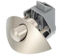TEHAUX Serrure Poussoir Rv Argent Avec Poignée Demi-Lune Pour Caravane Et Tiroirs De Meubles