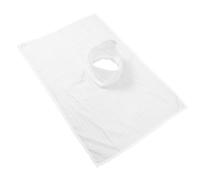TEHAUX Serviette de Massage Confortable pour Lit de Spa avec Trou, Drap de Table de Massage en Tissu Respirant Blanc, Fourniture Professionnelle pour Salons et Soins Spa