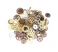TEHAUX Set Accessoires Engrenages Steampunk Durables pour Bricolage Créatif Matériel DIY Quantité Importante pour Loisirs Créatifs et Décoration Artisanale
