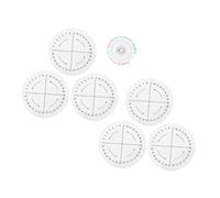 TEHAUX Set de Plaques de Positionnement Mousse Rondes avec Épingles Planche de Tissage Portable pour Artisanat Guide Enroulement de Fil Adapté Aux Loisirs Voyage et Atelier