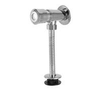 TEHAUX Soupape de Chasse D'eau Manuelle en Acier Inoxydable pour Urinoir Mécanisme de Rinçage et Filetage 20mm, pour Toilettes et Sanitaires Domestiques