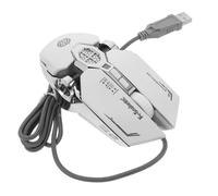 TEHAUX Souris De Jeu Professionnelle RGB Programmable 7 Boutons, Ergonomique, Dpi Réglable Jusqu'à 4000, Bureau Et Gaming, Compatible Pc Et Ordinateur Portable, Argenté Lumineux