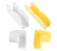 TEHAUX Stabilisateur de Parc pour Bébé 4pcs en Plastique Support Antidérapant et Renforcé Accessoires Base Angle Droit et Plat pour Parc à Jeux