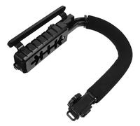 TEHAUX Stabilisateur Portable pour Caméra DSLR avec Poignée Ergonomique et Support U Forme de U pour Enregistrement Vidéo Extérieur et Voyage