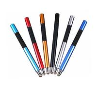 TEHAUX Stylet Capacitif à Pointe Disque et Fibre pour Écran Tactile, pour Tablettes et Téléphones, Finition Dorée, Stylet pour Dessin et Prise de Notes sur Écran Tactile