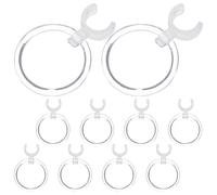 TEHAUX Stylo à Clip Plastique pour Peinture Diamant et Point de Croix, Loupe Intégrée, Facile à Tenir, Lot de 10 Pièces pour Loisirs Créatifs