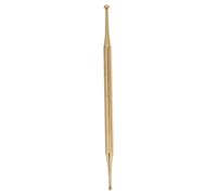 TEHAUX Stylo de Massage des Yeux à Double Tête pour Acupression Auriculaire, Outil Ergonomique en Acier Inoxydable, pour Détente et Réflexologie Faciale