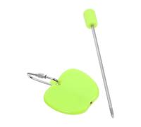 TEHAUX Support à Nourriture pour Perroquets en Acier Inoxydable et Plastique Vert Clair, Design Élégant, Usage Polyvalent, Compatible Lave-Vaisselle, pour Cage et Alimentation des