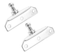 TEHAUX Support à Rotule 10 Mm pour Vérin à Gaz - 1 Paire de Supports Métalliques Robustes Fixation par Boulon Sphérique, Compatible Meubles et Véhicules, Amortisseur de Vibrations, Base