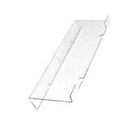 TEHAUX Support Clavier Ergonomique Incliné en Acrylique Transparent 43,2 X 14 X 4 Cm pour Bureau, Accessoire Informatique pour Travail Confortable et Organisation Optimale