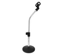 TEHAUX Support de Micro de Table avec Base Métallique Lourde et Fonction Anti-basculement pour Diffusion en Direct et Rencontres