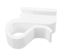 TEHAUX Support de Tuyau D'aquarium pour Changement d'eau 25mm, Pla Blanc | Pince sans Outil, Maintien Anti-coude, pour Bord Droit ou Courbe Lors du Nettoyage et Entretien